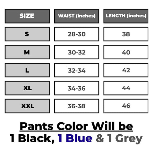 Pack of 3 Offer 😍 Men’s Premium Multi-Purpose Tactical Cargo Pants | Black, Blue & Grey